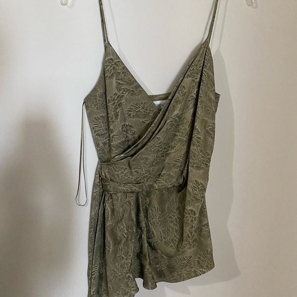 Zara Tops - Olive Green Wrap Zara Top